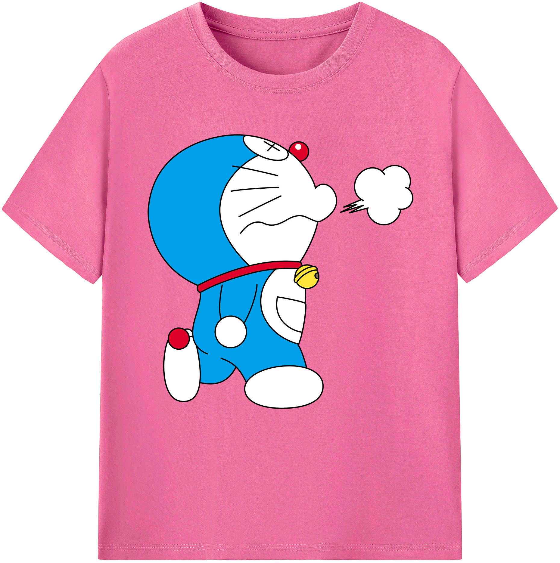 （画像用） ドラえもん Doraemon レディースカジュアルプリントTシャツ（綿100％）